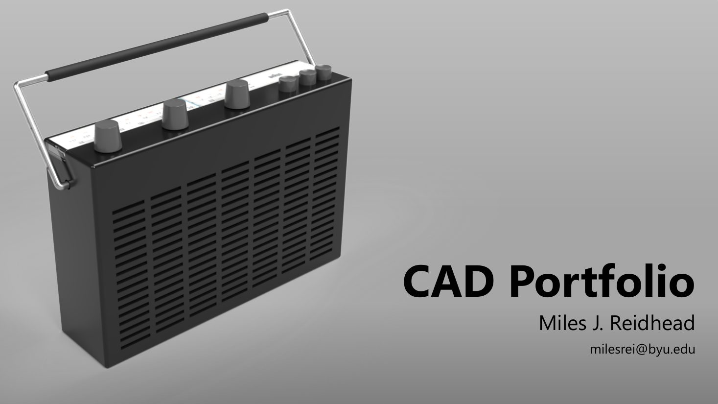 CAD Portfolio main photo
