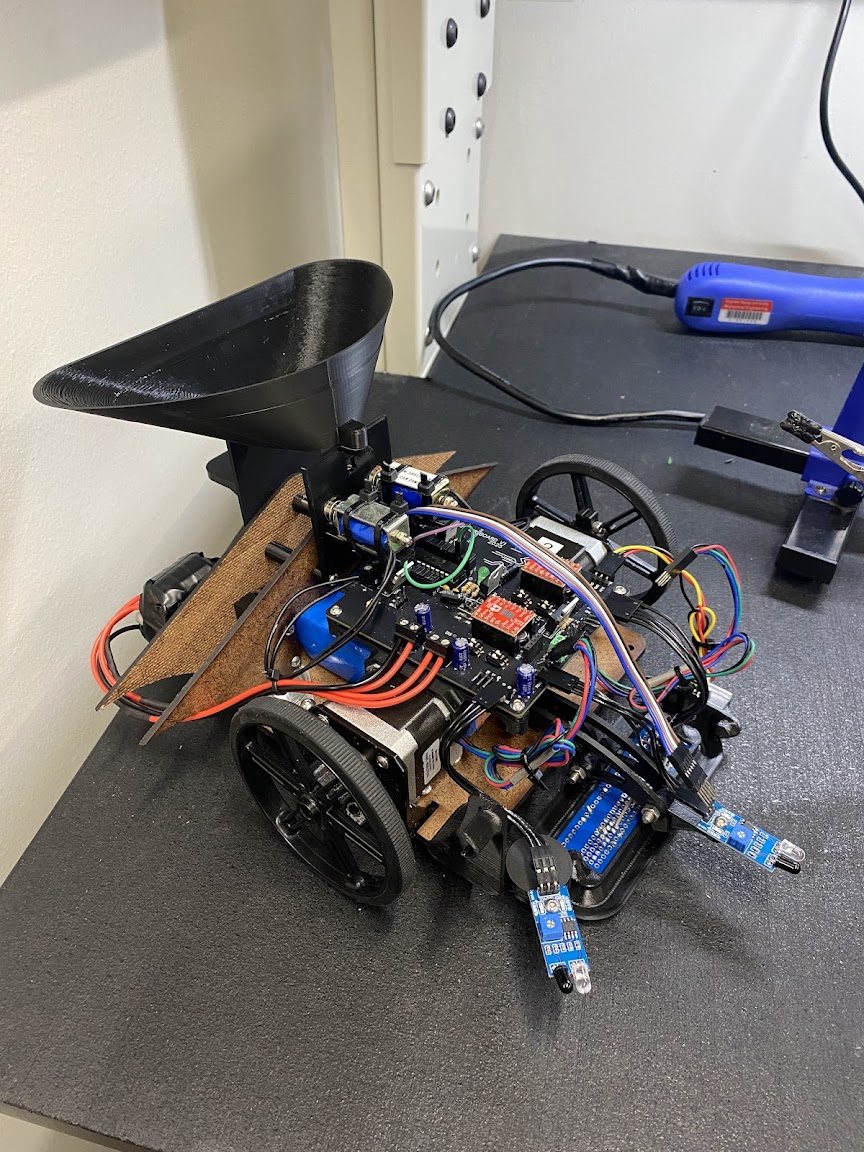 The finished autonomous robot